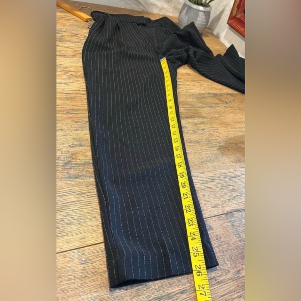 DYNAMITE Black & White Striped High Waist Pants Size S - Picture 5 of 6